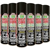 Corrosion Free Rust Cure Formula 3000 &ndash; 6 Pack Aerosol Can &ndash; No-Drip Rust Inhibitor &amp; Undercoating for Cars, Trucks, Tractors, Snowblowers, Lawn Mowers &ndash; Stops &amp; Prevents Rust