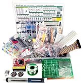 2300PCS XL Complete Set DIY Electronics Component Assortment Box Kit,IC，PCB,Breadboard,Jumper,Magnifying Glass,Resistors,LED,Triode,Potentiometer,Speakers