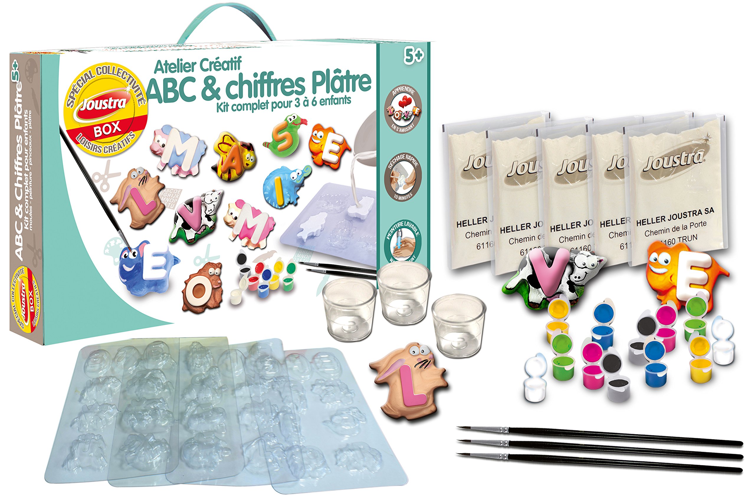 Joustra 40300 ABC Plaster Figures