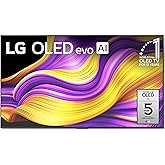 LG 55-Inch Class OLED evo AI 4K G5 Series Smart TV w/Dolby Atmos, Dolby Vision, HDR10, AI Super Upscaling 4K, Filmmaker Mode,