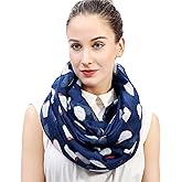 Hedgehog Animal Print Women's Infinity Scarf Lightweight