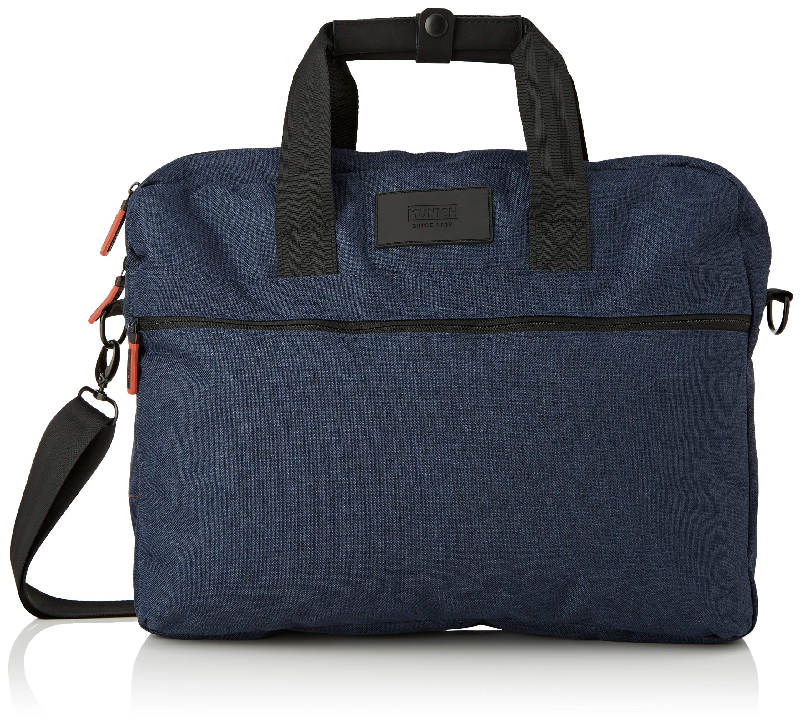 Munich Patch, Men's Briefcase, U Blue Size: grande