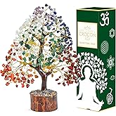 The Original 7 Chakra gifts for her Crystal Tree Birthday Gifts for Women, Healing Crystal Tree of Life Sister gift Room & Home Decor Gift for Mom Her House Warming Gift Women Unique gifts Idea
