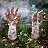 JOYIN Zombie Arm Stakes Halloween Lawn Stakes 13 Inches Outdoor Ground-Breaker view 7