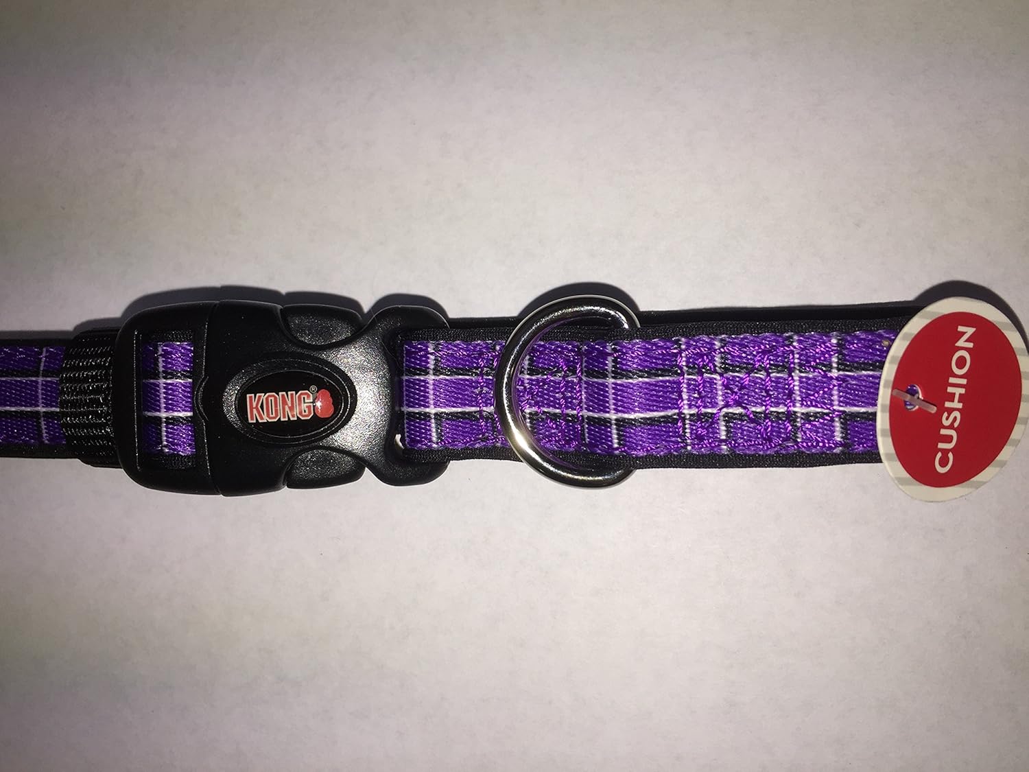 Kong Plaid Adjustable Comfort Adjustable Dog Collar Best