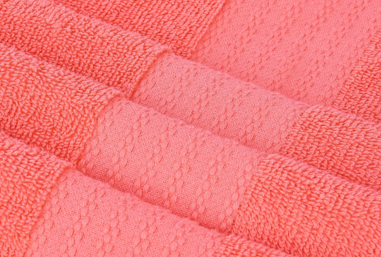 Glamburg Premium Cotton Oversized 2 Pack Bath Sheet 35x70 - 100% Pure Cotton - Ideal for Everyday use - Ultra Soft & Highly Absorbent - Machine Washable - Coral Living: Kitchen & Dining