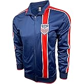 Icon Sports Kids US Soccer Jacket, Licensed U.S. Soccer Zip Up Track Jacket Youth Sizes