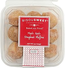 Bisousweet Confections, Maple Apple Doughnut Muffins, 9 Ounce