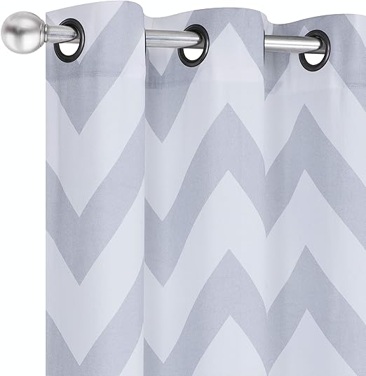 Amazon Com Regal Home Collections 2 Pack Premium Metallic Chevron