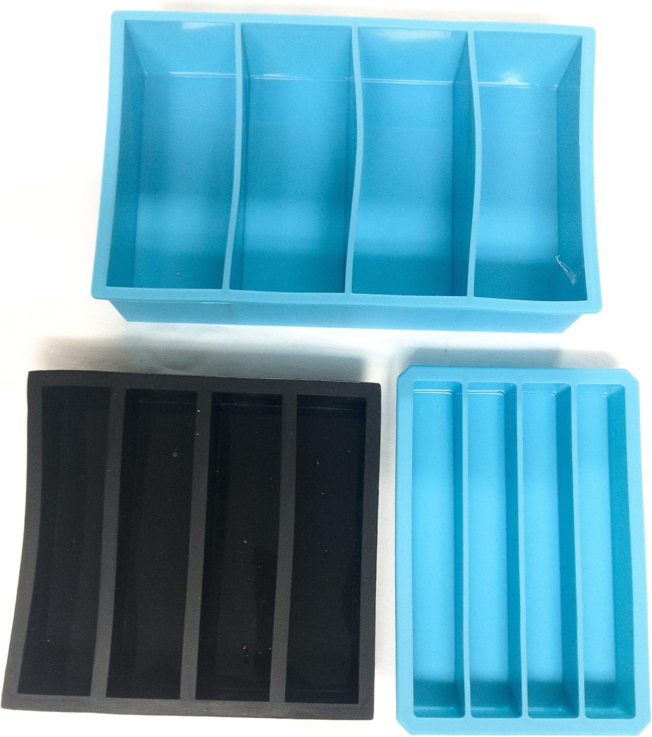 PKM 3 PC Silicone MOLDS Casting for Pen Blanks Knife Scales