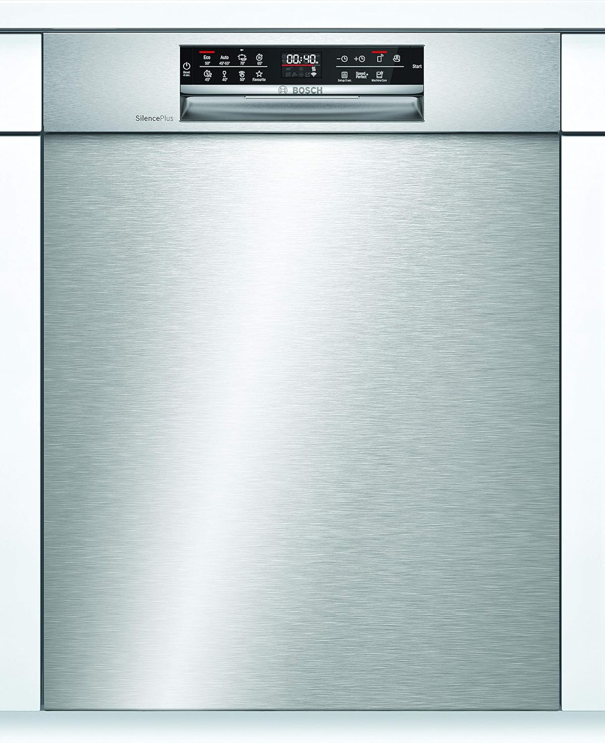 Bosch SMU6ECS57E Serie 6 Unterbau-Geschirrspüler / A++ / 60 cm / Edelstahl / 266 kWh/Jahr / 14 MGD / SuperSilence / VarioSchublade / Home Connect