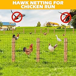 BSTPCOO Nylon Bird Netting 50'x50' with 2.4" Square
