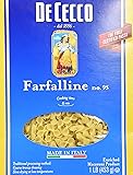 De Cecco Semolina Pasta, Farfalline No.95, 1 LB