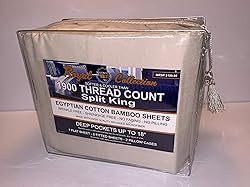 Royal Collection 1900 Split King Sheet Set