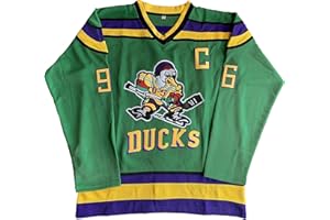 Ropus Mighty Ducks Movie Shirts Ice Hockey Jersey