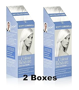 Colour Restore Iced Platinum Anti Yellow Multiple Use Hair Toner X