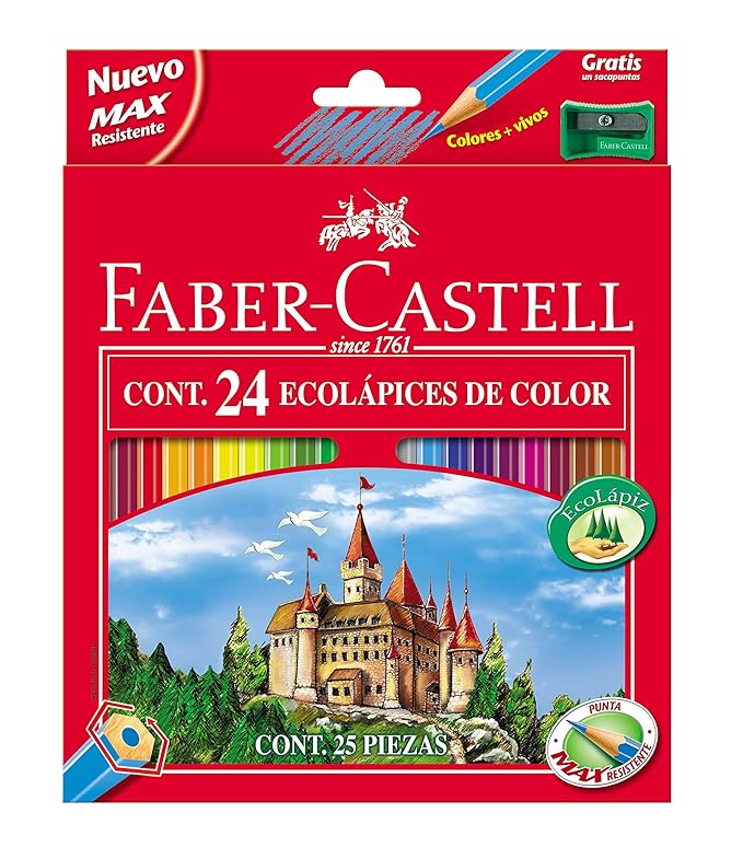 FaberCastell 24Colour EcoPencils Amazon.co.uk Office Products
