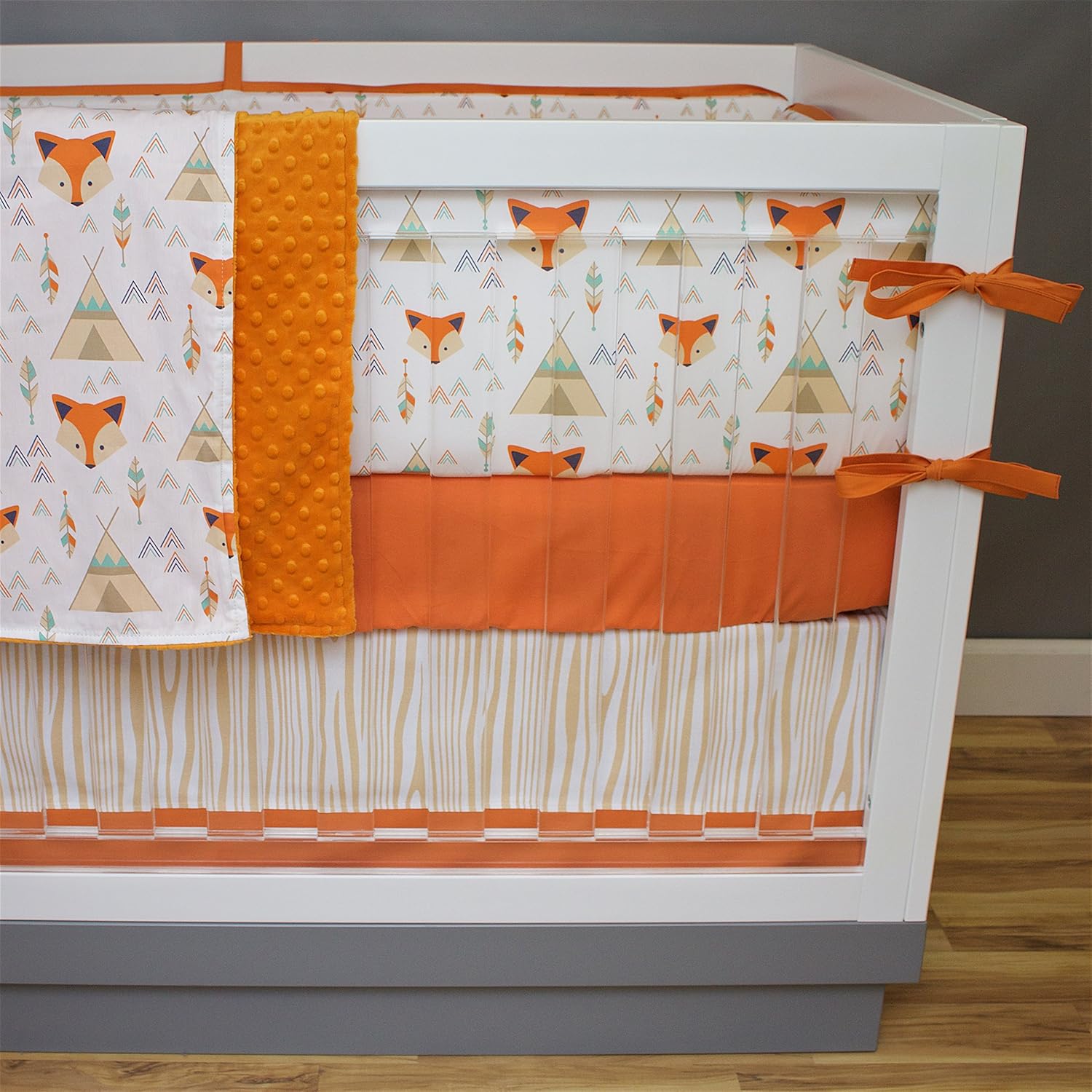 fox crib bedding
