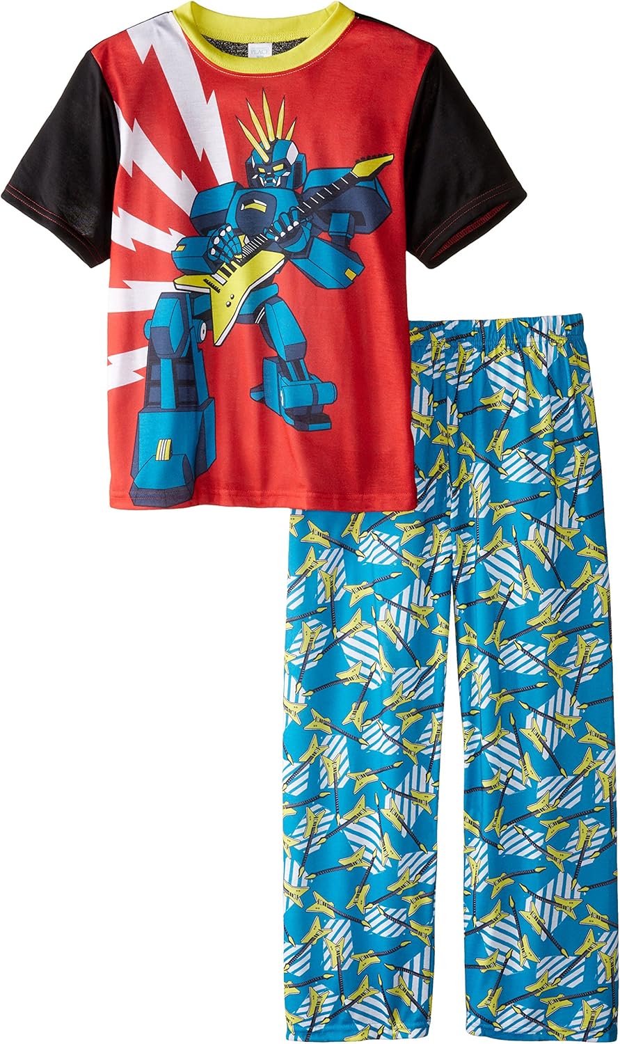 The Children's Place Boys' Robot Pajamas Clothing
