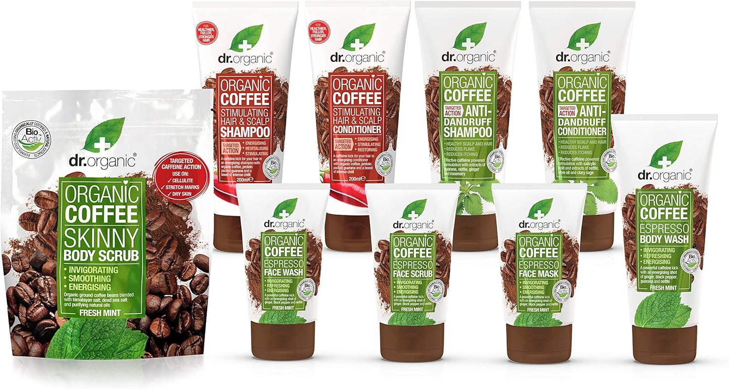 Dr Organic Coffee Anti-Dandruff Conditioner, Healthy Scalp, Mens, Womens, Natural, Vegan, Cruelty-Free, Paraben & SLS-Free - Image 4