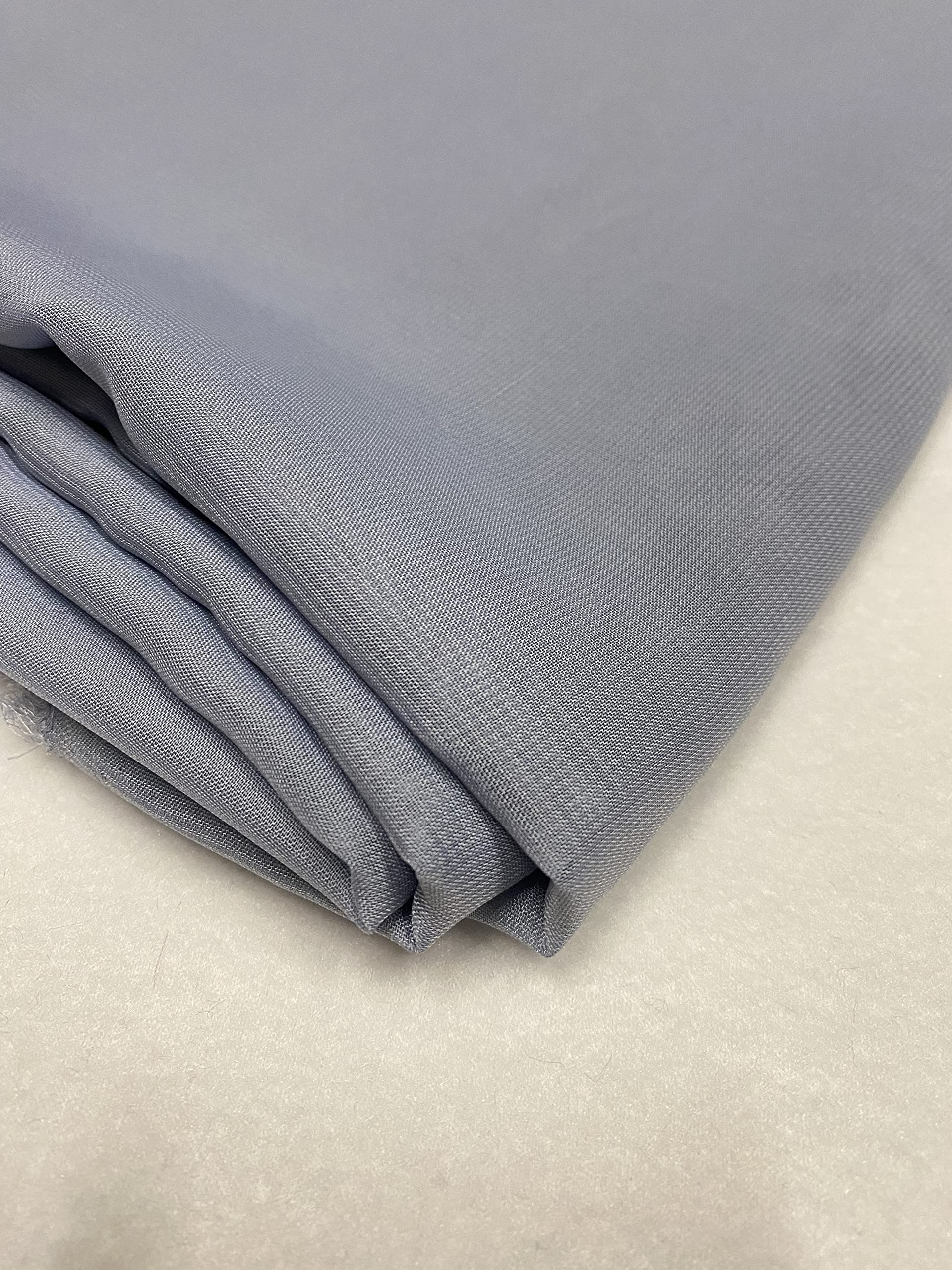 Fancy Textiles 100% Polyester Chiffon Fabric 60'' Wide (5 Meter, Duck Egg)