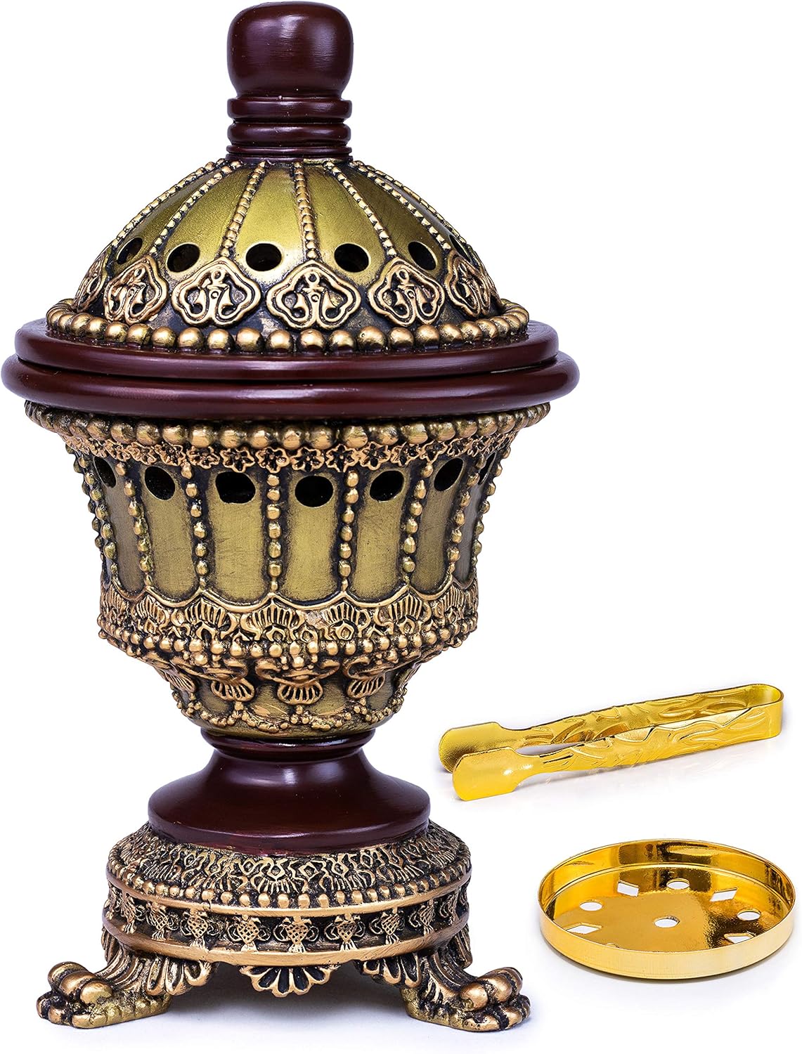 Am Incense Burner Charcoal Bakhoor Burner Frankincense for Office