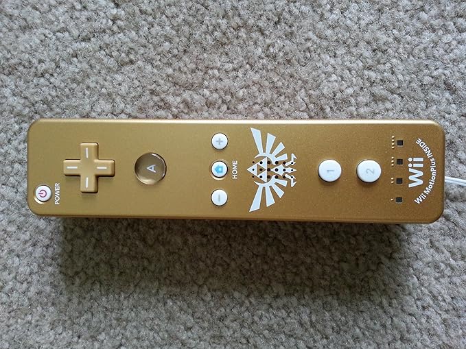 GOLD ZELDA REMOTE PLUS CONTROLLER [NINTENDO] Nintendo Wii Computer