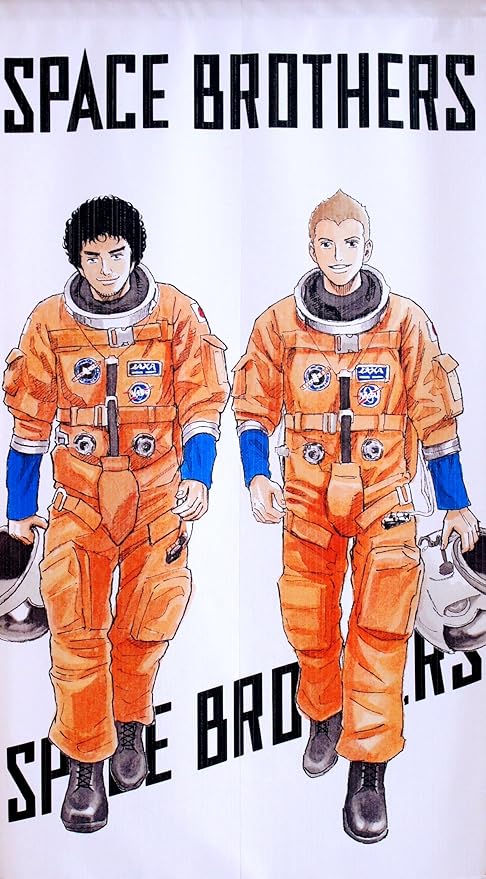 Amazon 宇宙兄弟 のれん タペストリー 南波兄弟 のれん オンライン通販