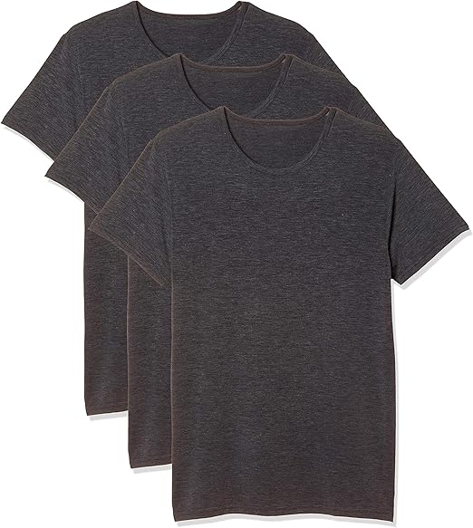 Amazon ベルーナ 3枚組丸首半袖 保湿 発熱ホットスマートインナー メンズ Tシャツ カットソー 通販