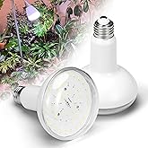 BR30 LED Grow Light Bulbs Floodlight 5000K Red Blue Full Spectrum, 20W E26 Plant Light Bulb 200w Equivalent, Balanced Spectru