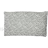 SacksyThyme Microwave Heating Pad for Cramps, Back, Neck, Shoulders, Leg Pain - Reusable Heat Pack, Hot Moist Microwavable Therapy Pack - Unscented Flaxseed Hot Compress Made in USA (Size: 12" x 7")