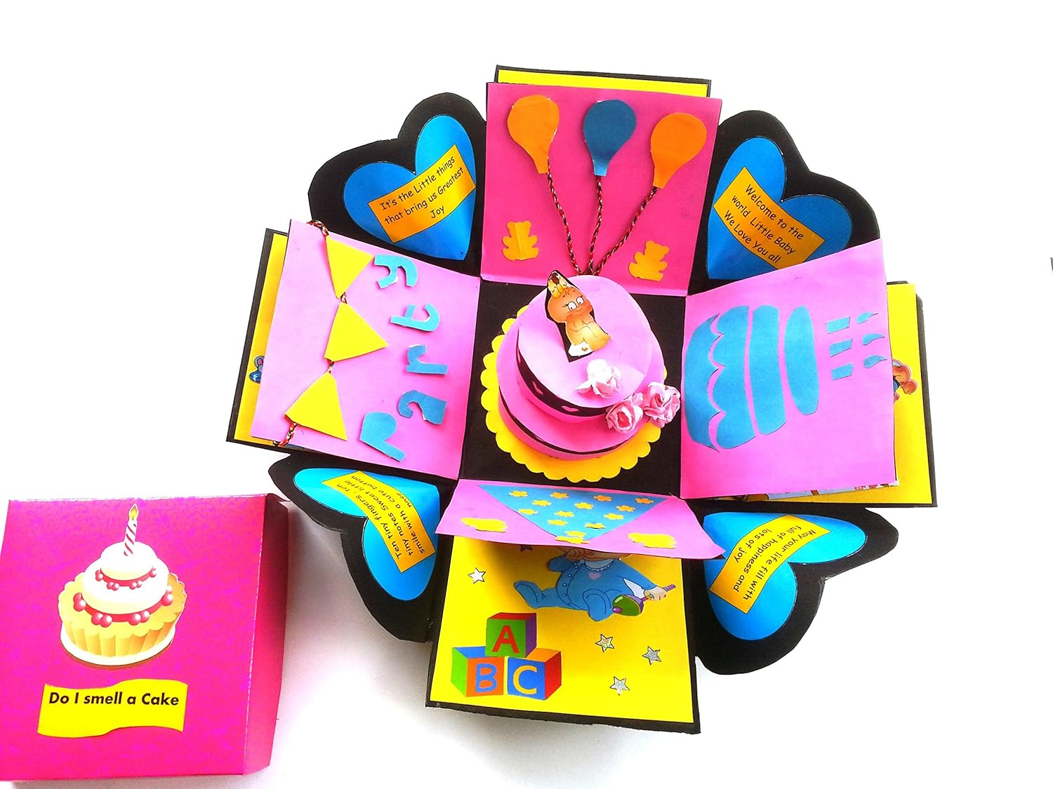 Explosion Box for New Born Baby Handmade