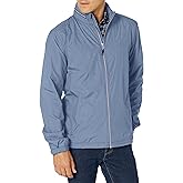 Cutter & Buck mens Weathertec Packable Weather Resistant Panoramic Hood Jacket