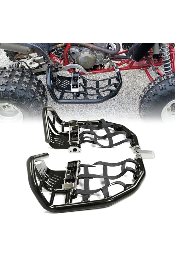 アウトレット専用商品 取寄せ DG PERFORMANCE 602455 Nerf Bars TRX450R Natural/Red 