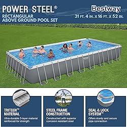 Bestway Power Steel 31' 4" x 16' x 52" Rectangular