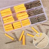 Norvens 116 Pcs Screws and Wall Plugs Set M6 M8 58/58 Bricks Concrete view 7