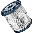 1/16 Wire Rope, Aircraft Cable, Galvanized Wire, Cable & Wire Rope, 500 Feet, Galvanized Steel Wire, 1/16 Cable, Cable Spool, Braided Wire, Metal Cable, Tension Cable, for Garage Door, 7x7, 520 LB