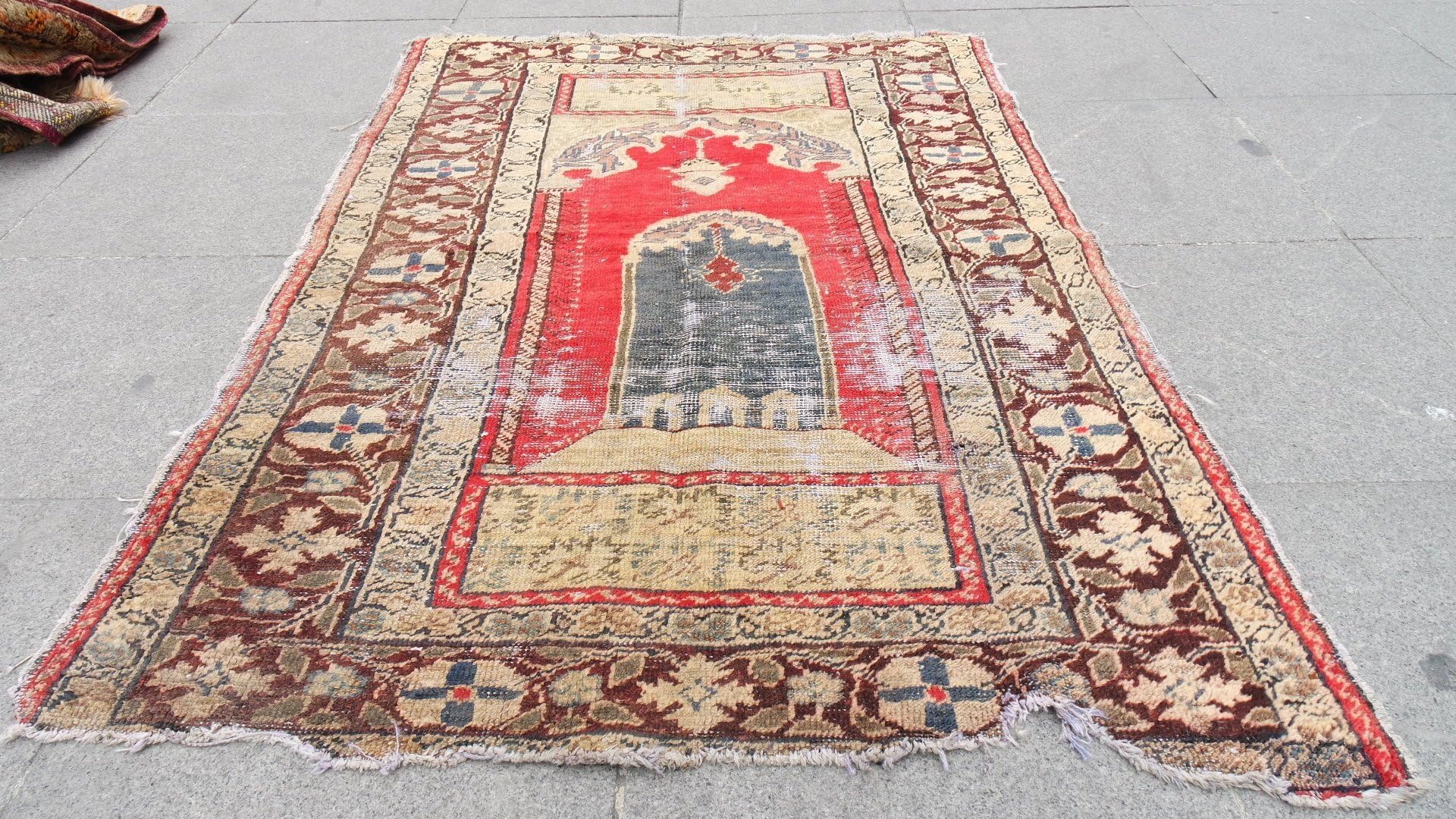Bohemian turkish vintage rug