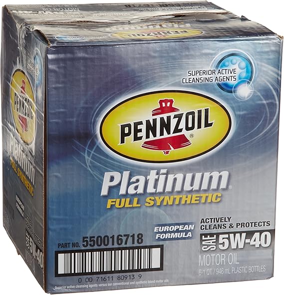 メンテナンス Pennzoil Platinum Euro 5W-40 Pennzoil Platinum Euro High Mileage 5W-40 Full Synthetic