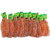 YETHAN Copper Scouring Pad, Scrubbing Scour Pads 10 Pcs/Pack, Pure Copper, 13g / Pc