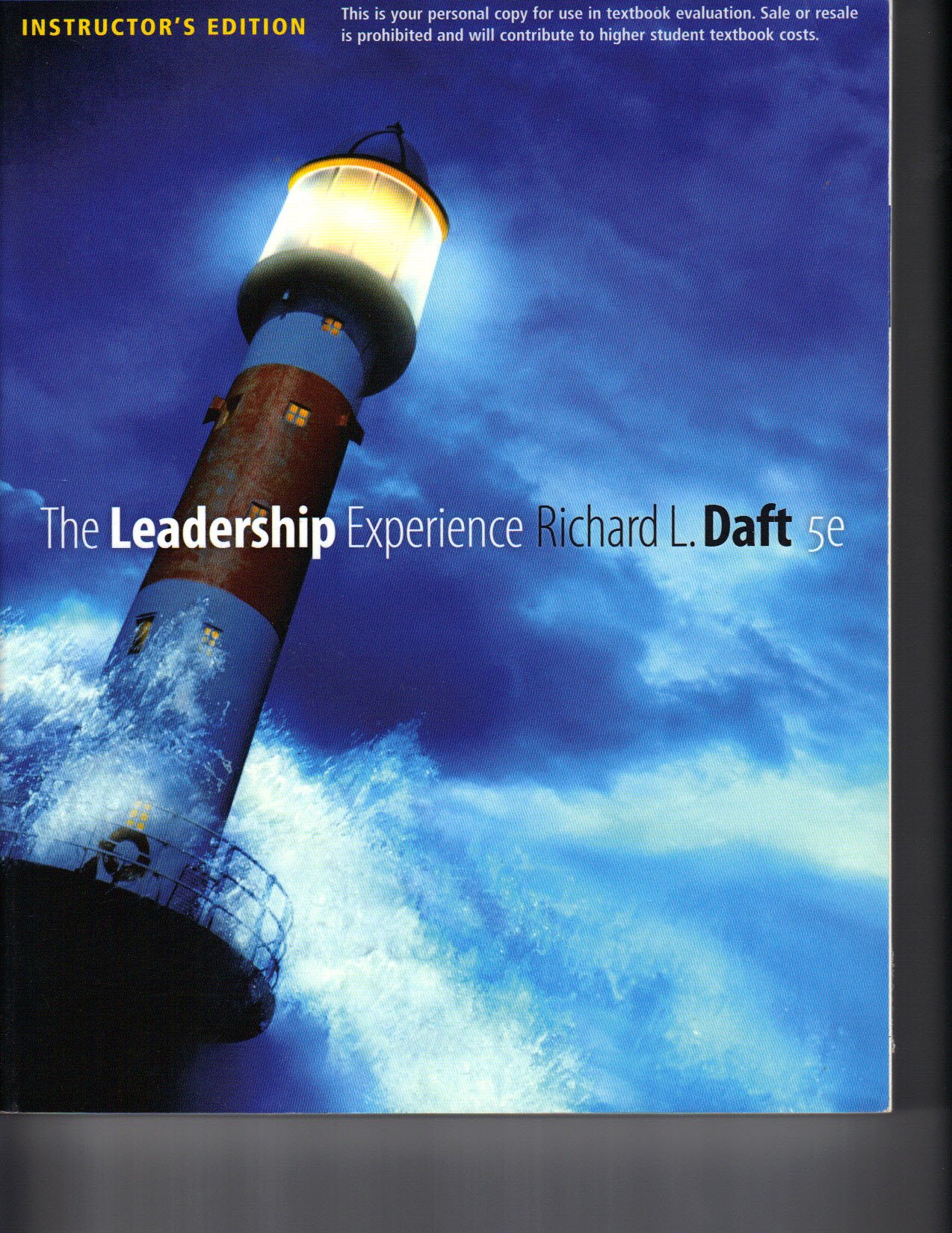 Ie the Leadership Exper 5e Paperback – 1656