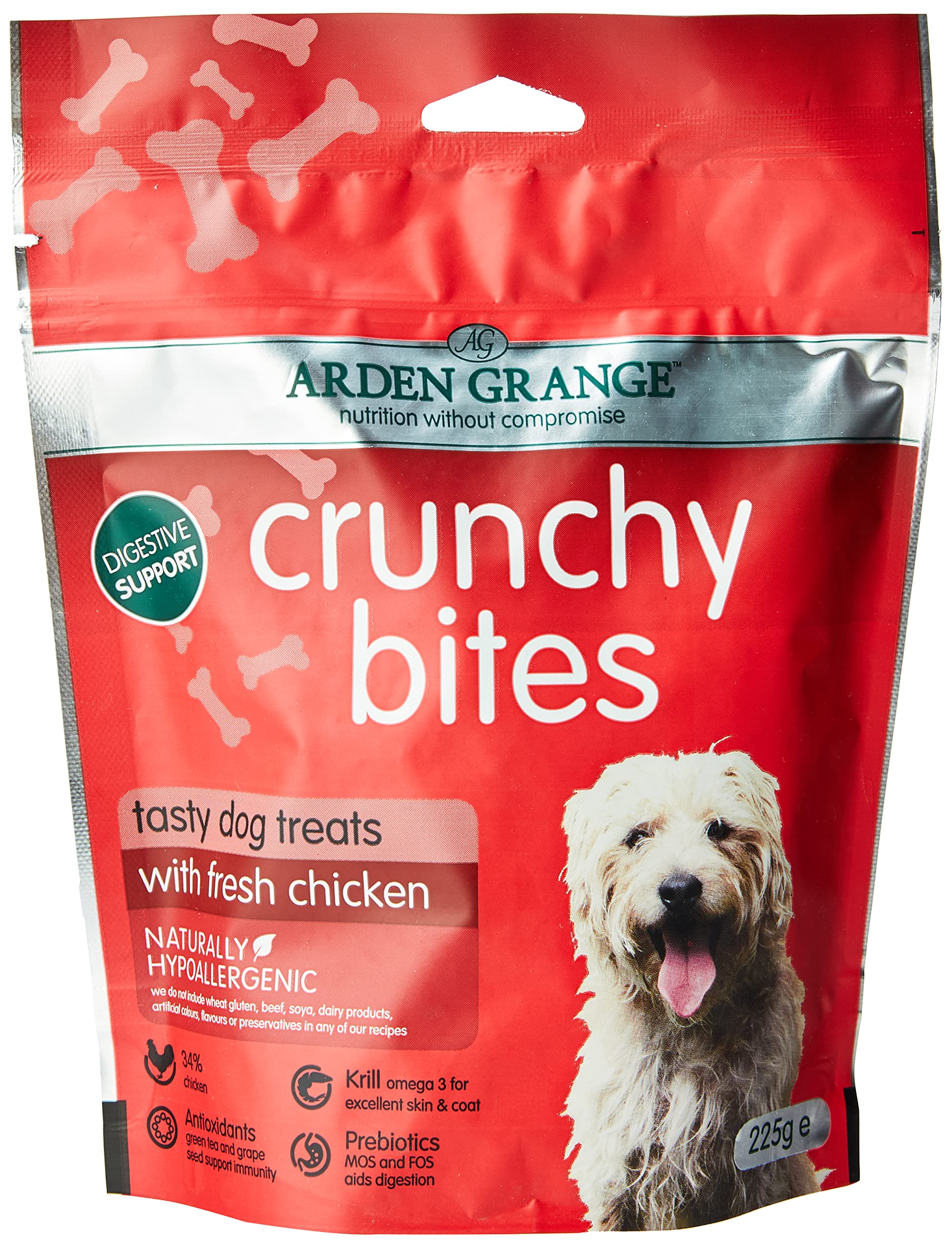 Arden Grange Crunchy Bites Chicken 225g