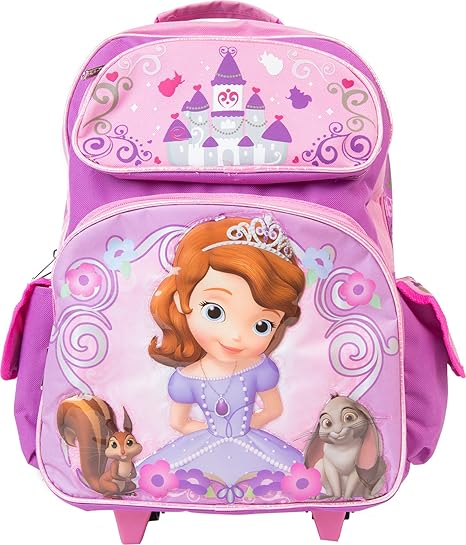 Amazon Co Jp ちいさなプリンセス ソフィア Sofia The First ローリングバックパック ハート キャリーバッグ リュックサック インポート 輸入 子供用 キッズ おもちゃ