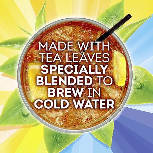 LIPTON COLD BREW ICED TEA BAGS, FAMILY SIZE ZERO CALORIES, EASY-TO-MAKE WITH NO BOILING NEEDED, 22 TOTAL TEA BAGS