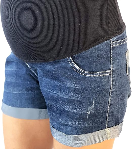 elan denim shorts