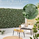 CHRISTOW Expanding Artificial Ivy Leaf Trellis 4 Pack 1m x 2m Outdoor view 3