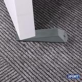 XFORT 5 Pack Heavy Duty Rubber Door Wedge Non-Slip Stopper Grey Home Office view 3
