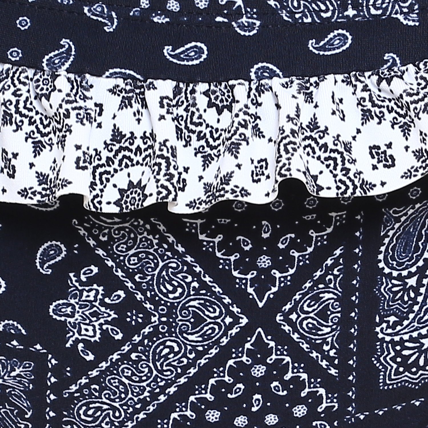 kvl womens printed bikini swimsuit bottom - navy