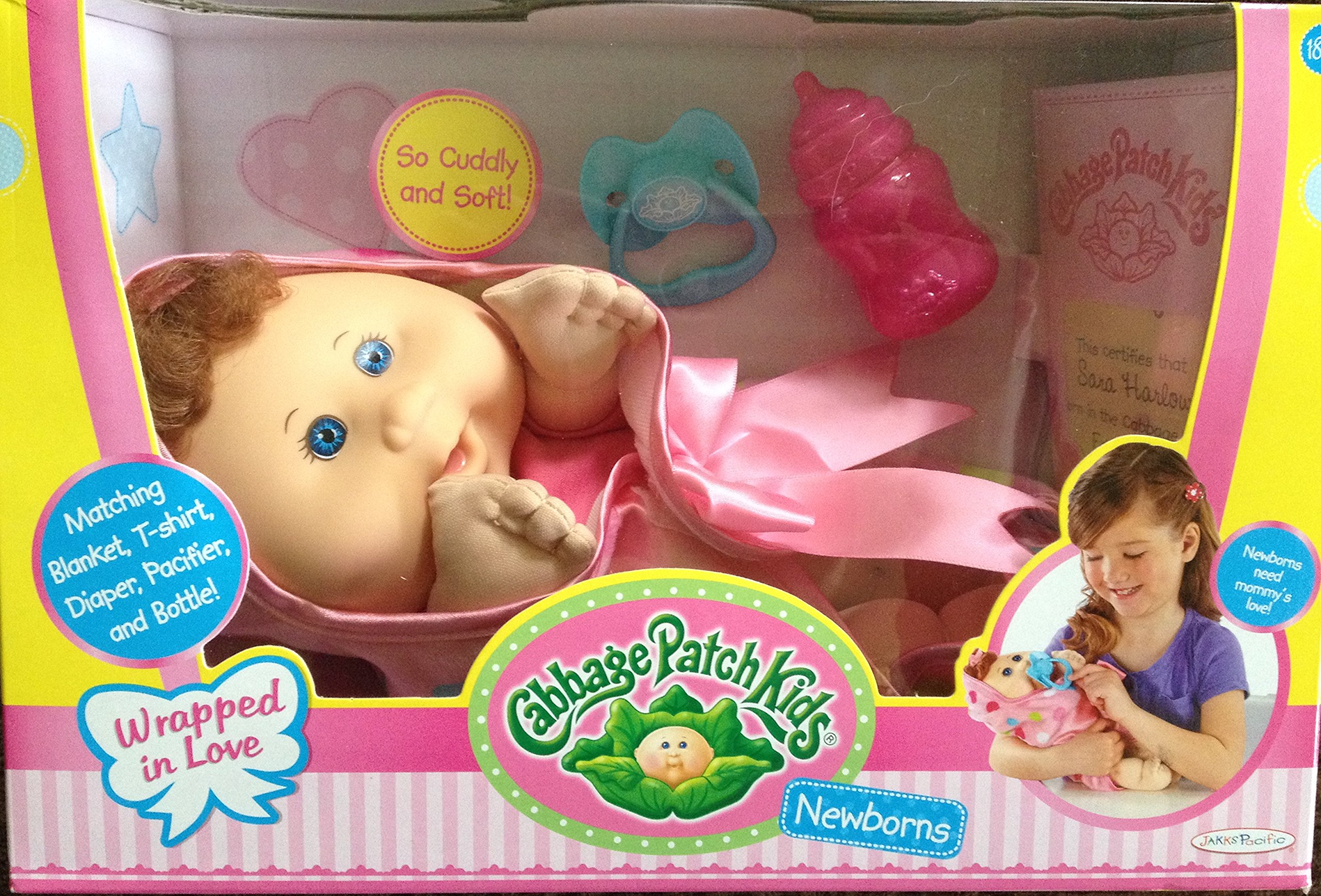 cabbage patch red hair blue eyes