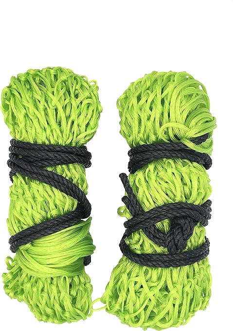 2 X Hay Net Slow Feeder For Greedy Horses Metal Ring Net Bag